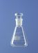 ERLENMEYER EN VERRE BLANC AVEC BOUCHON VERRE CAPACITE 300 ML RODAGE 29/32  ( X 10 )